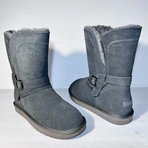 Lamo Vanessa Water-Resistant Memory Foam Suede Boots
